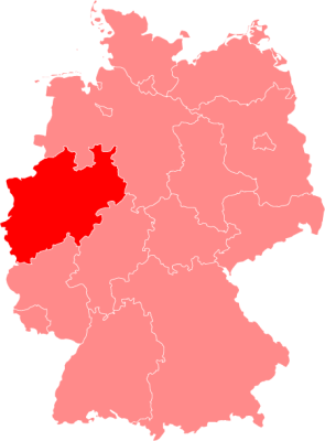 Karte Nordrhein-Westfalen
